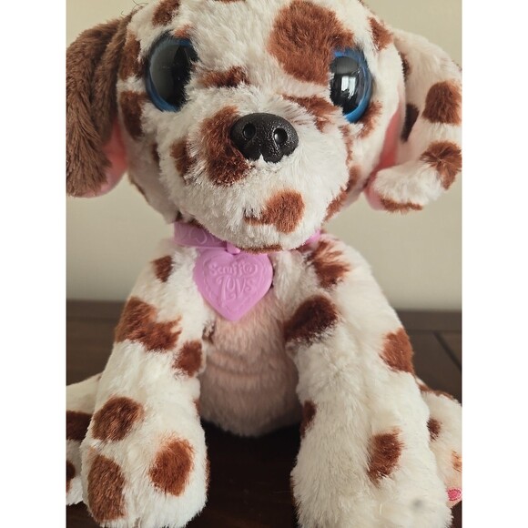 Scruffs A Luvs Loves Real Pets White And Brown Spots Dog Plush Toy Approx 10” - Picture 6 of 6